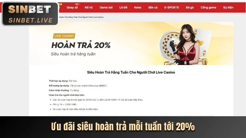 Thưởng chào mừng 100% W88